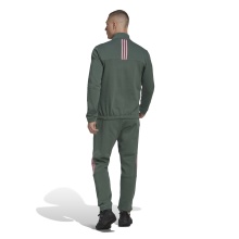 adidas Training Suit 1/4 Zip Fleece Suit Grey-Green Men